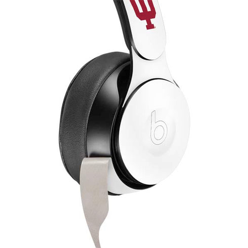 Indiana University IU Logo White Beats Solo Pro Skin