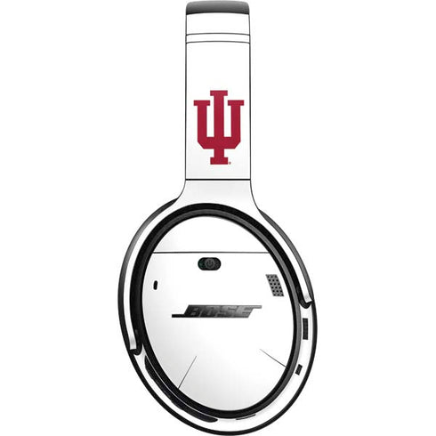 Indiana University IU Logo White Bose QuietComfort 35 Headphones Skin