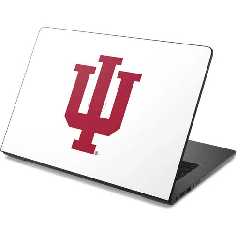 Indiana University IU Logo White Dell Chromebook Skin