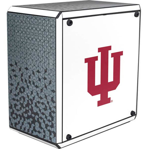 Indiana University IU Logo White Cooler Master MasterBox Q300L Mini Tower Skin