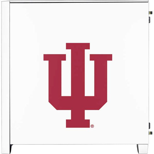 Indiana University IU Logo White Corsair 4000D Tempered Glass Mid-Tower ATX Case Skin