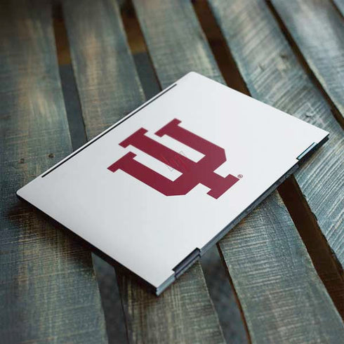 Indiana University IU Logo White HP Envy Skin