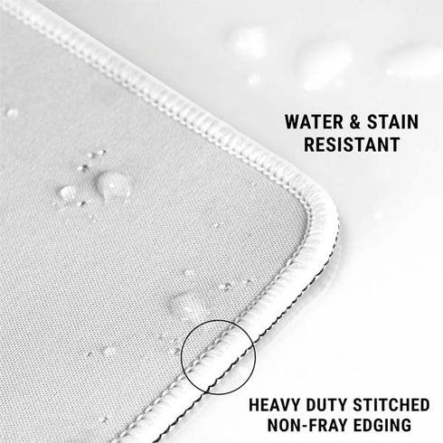 Indiana University IU Logo White Gaming Mouse Pad