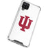 Indiana University IU Logo White Galaxy A12 Clear Case