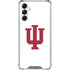 Indiana University IU Logo White Galaxy A14 5G Clear Case