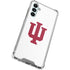Indiana University IU Logo White Galaxy A14 5G Clear Case