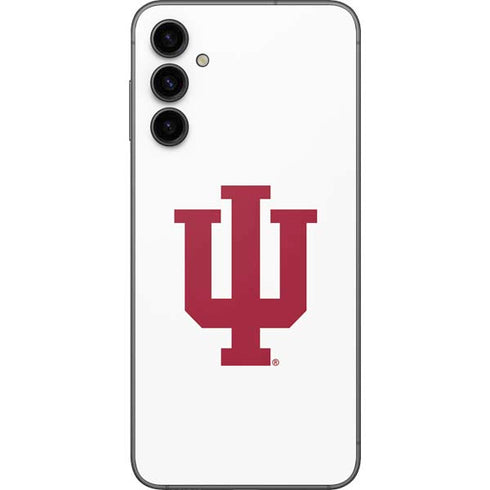 Indiana University IU Logo White Galaxy A14 5G Skin