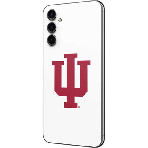 Indiana University IU Logo White Galaxy A14 5G Skin