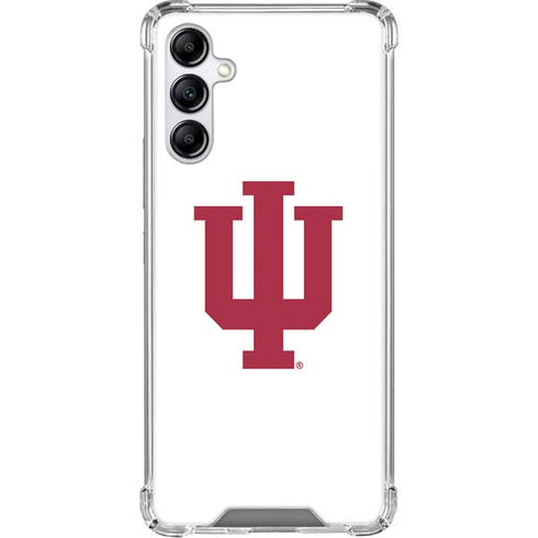Indiana University IU Logo White Galaxy A15 5G Clear Case