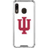 Indiana University IU Logo White Galaxy A30 Clear Case