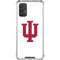 Indiana University IU Logo White Galaxy A32 5G Clear Case