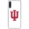 Indiana University IU Logo White Galaxy A50 Clear Case