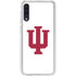 Indiana University IU Logo White Galaxy A50 Clear Case