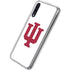 Indiana University IU Logo White Galaxy A50 Clear Case