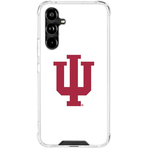 Indiana University IU Logo White Galaxy A54 5G Clear Case