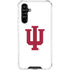 Indiana University IU Logo White Galaxy A54 5G Clear Case