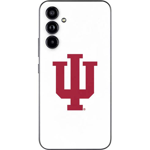 Indiana University IU Logo White Galaxy A54 5G Skin