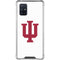 Indiana University IU Logo White Galaxy A71 5G Clear Case