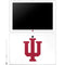 Indiana University IU Logo White Galaxy Book 12in Skin