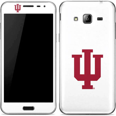 Indiana University IU Logo White Galaxy J3 Skin