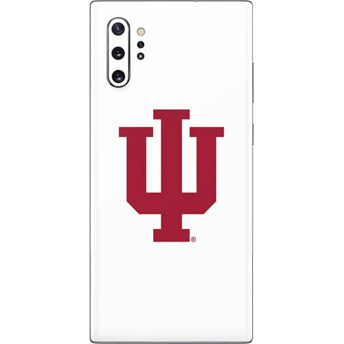 Indiana University IU Logo White Galaxy Note 10 Plus Skin
