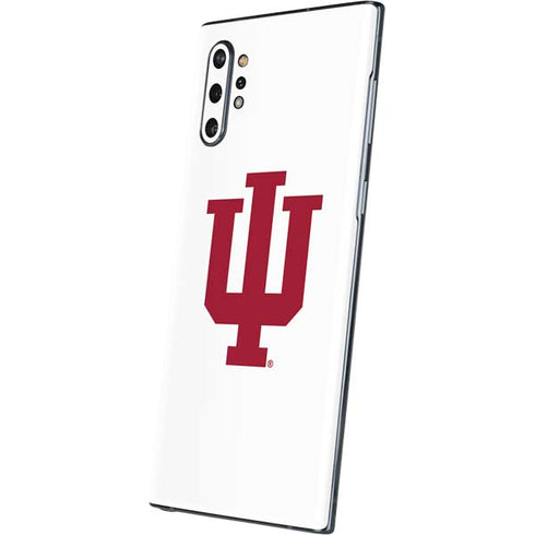 Indiana University IU Logo White Galaxy Note 10 Plus Skin