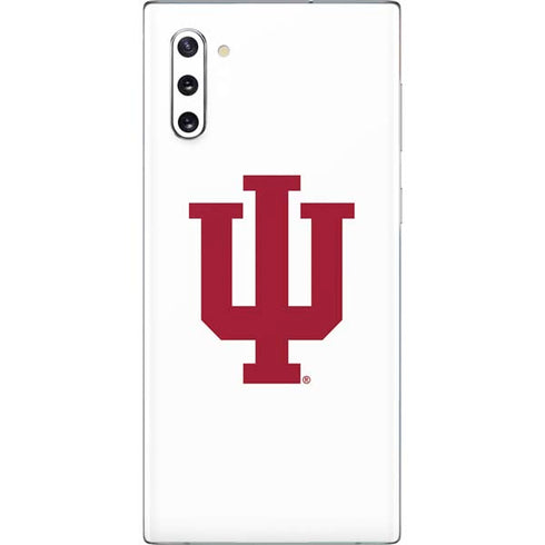 Indiana University IU Logo White Galaxy Note 10 Skin