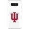 Indiana University IU Logo White Galaxy Note 8 Skin