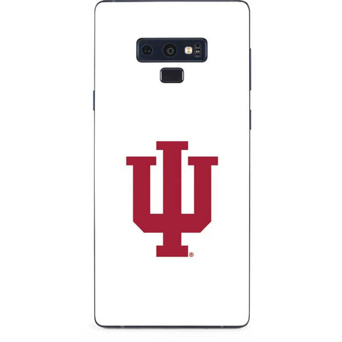 Indiana University IU Logo White Galaxy Note 9 Skin