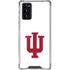 Indiana University IU Logo White Galaxy Note20 5G Clear Case