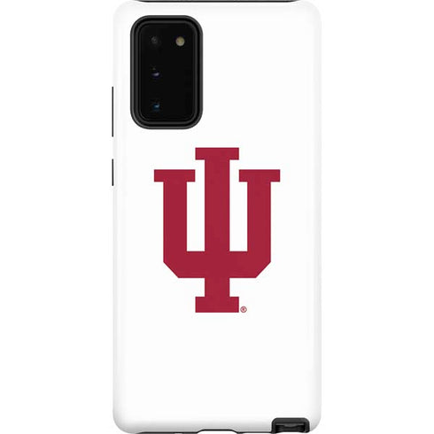 Indiana University IU Logo White Galaxy Note20 5G Pro Case