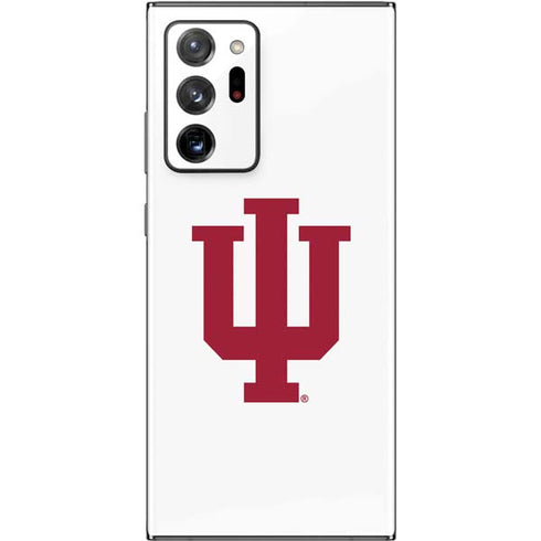 Indiana University IU Logo White Galaxy Note20 Ultra 5G Skin