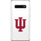Indiana University IU Logo White Galaxy S10 Plus Skin