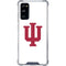 Indiana University IU Logo White Galaxy S20 FE Clear Case