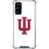 Indiana University IU Logo White Galaxy S20 FE Clear Case