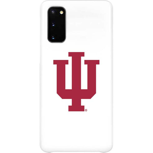Indiana University IU Logo White Galaxy S20 Lite Case