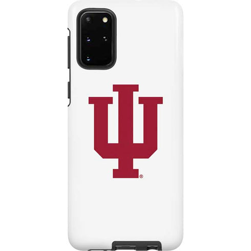 Indiana University IU Logo White Galaxy S20 Plus Pro Case