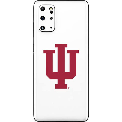 Indiana University IU Logo White Galaxy S20 Plus Skin