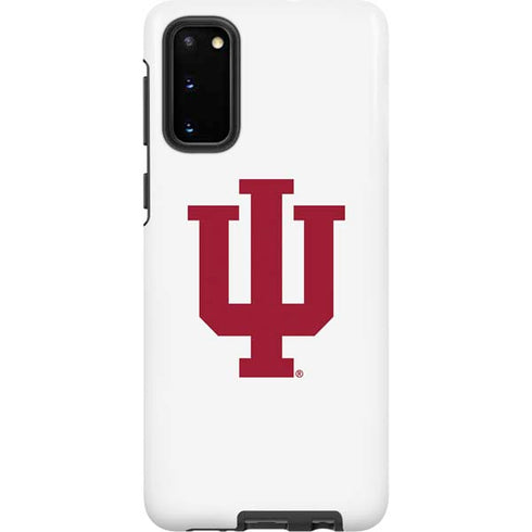 Indiana University IU Logo White Galaxy S20 Pro Case