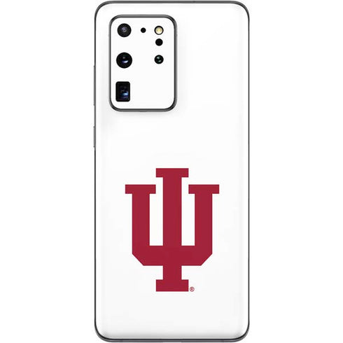 Indiana University IU Logo White Galaxy S20 Ultra 5G Skin