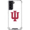 Indiana University IU Logo White Galaxy S21 5G Clear Case
