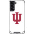 Indiana University IU Logo White Galaxy S21 5G Clear Case