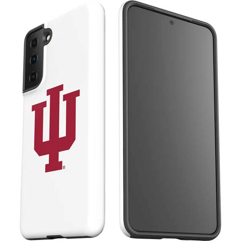 Indiana University IU Logo White Galaxy S21 FE Pro Case