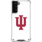 Indiana University IU Logo White Galaxy S21 Plus 5G Clear Case
