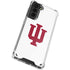 Indiana University IU Logo White Galaxy S21 Plus 5G Clear Case