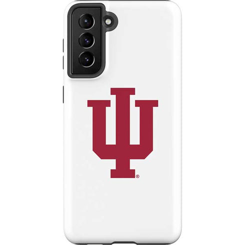 Indiana University IU Logo White Galaxy S21 Plus 5G Pro Case