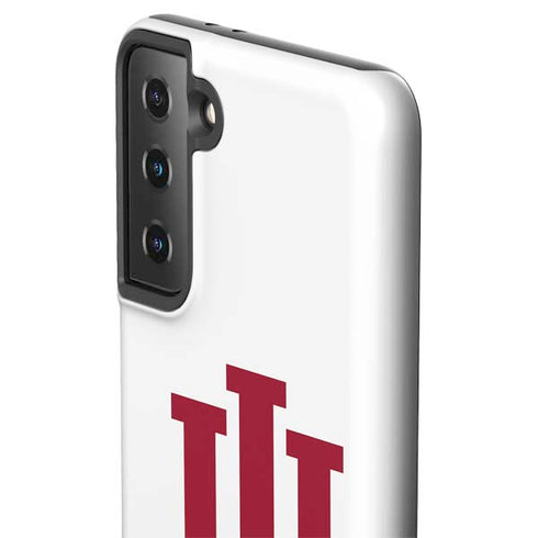 Indiana University IU Logo White Galaxy S21 Plus 5G Pro Case