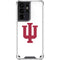 Indiana University IU Logo White Galaxy S21 Ultra 5G Clear Case