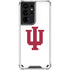 Indiana University IU Logo White Galaxy S21 Ultra 5G Clear Case