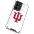 Indiana University IU Logo White Galaxy S21 Ultra 5G Clear Case